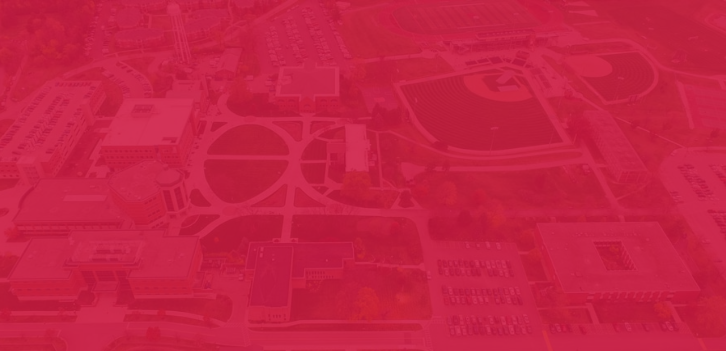 Benedictine University campus red background