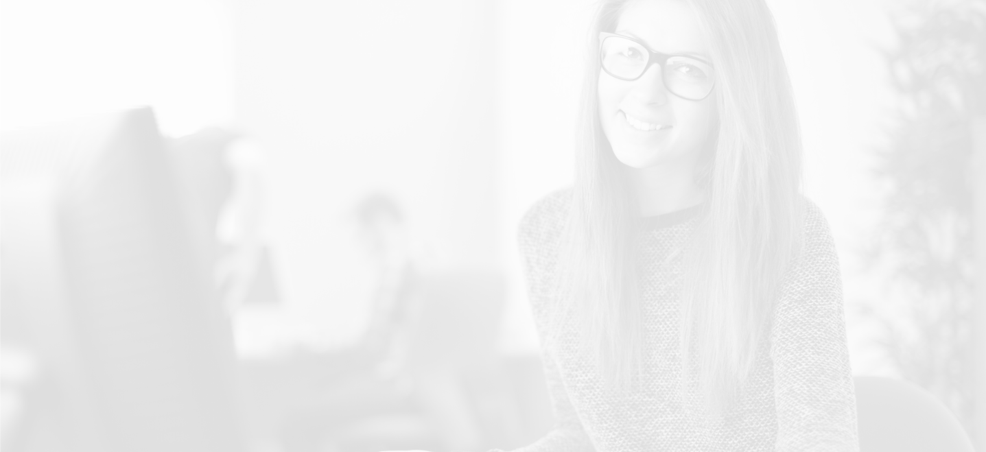 female student white background
