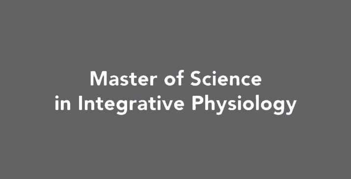 Master of Science in Integrative Physiology video