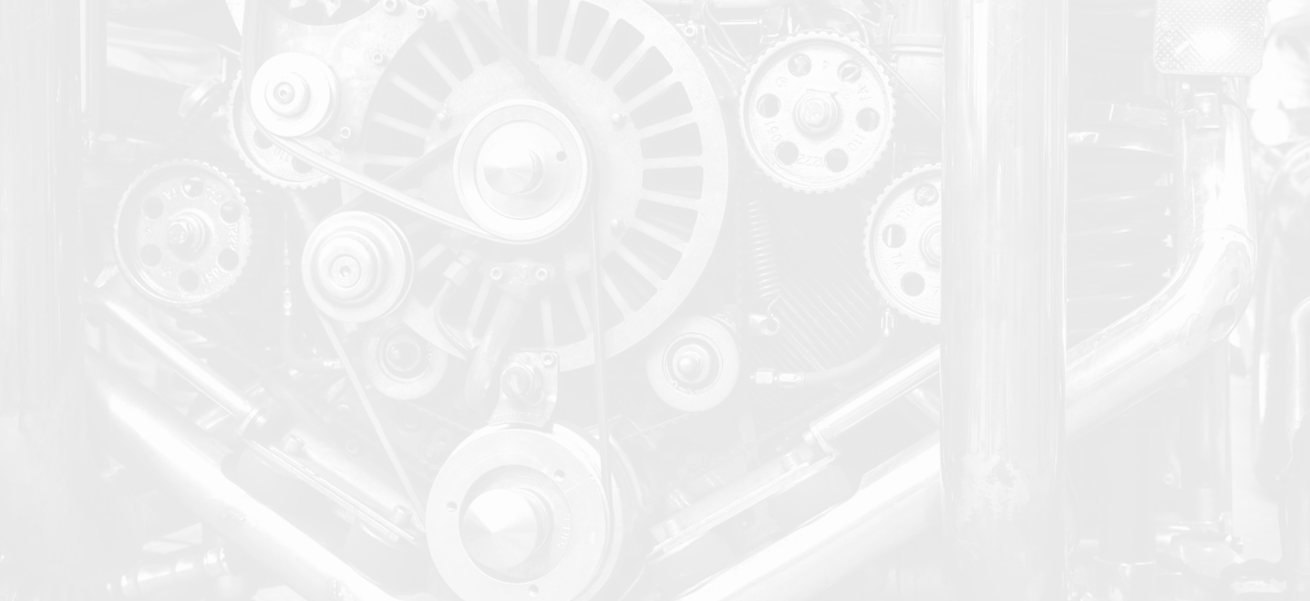 gears and belts in an engine, image has a white overlay; engineering science program