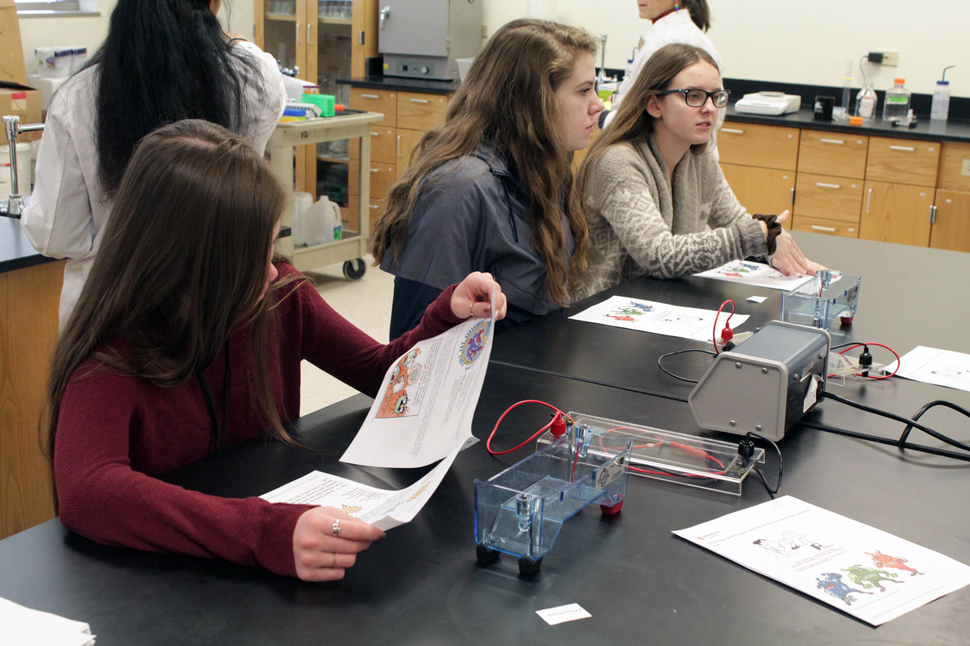 female engineering science students