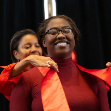 Student being Stoled at Ceremony 2023