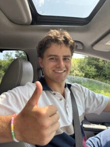 Photo of Benedictine University student Hudson Parker