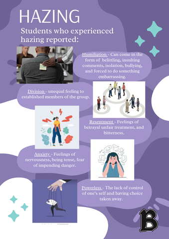 Hazing experiences flyer
