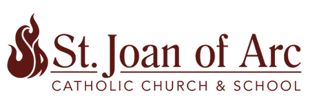 St. Joan of Arc Catholic Church & School logo