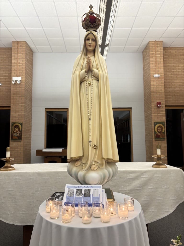 Campus Community Gathers for Our Lady of Fatima Service