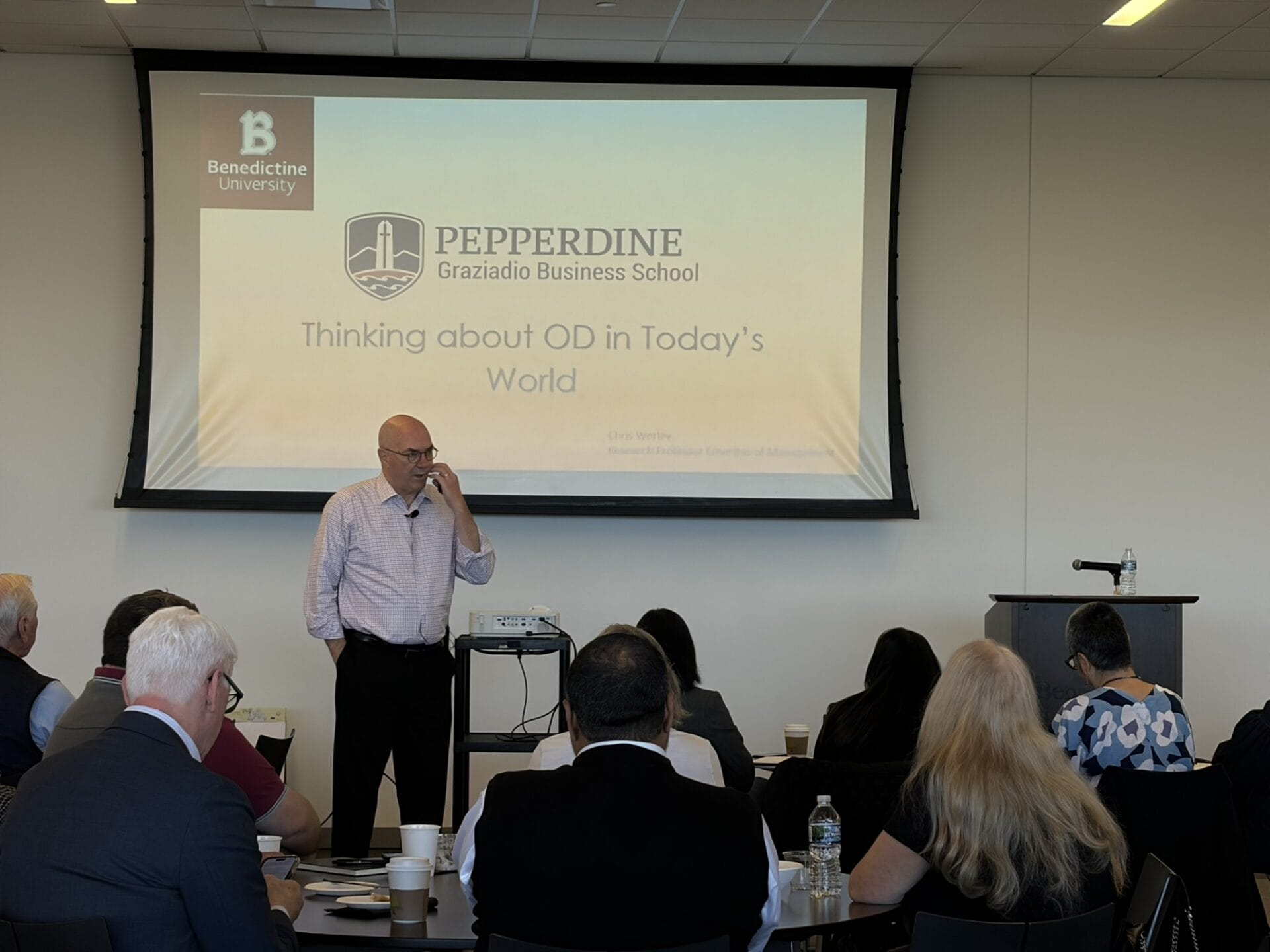 BenU Hosts Change Management Lecture Series with Dr. Christopher Worley