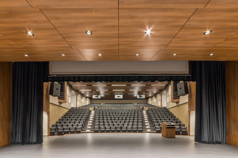 Goodwin Hall Auditorium facing audience