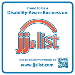 JJs list Disability aware business seal