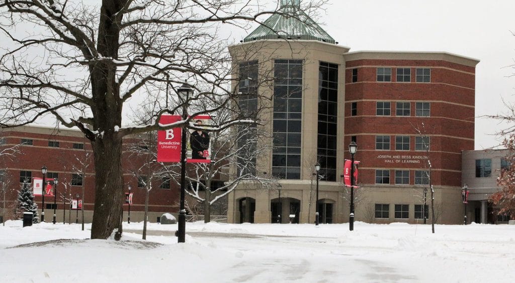 Kindlon Hall in winter
