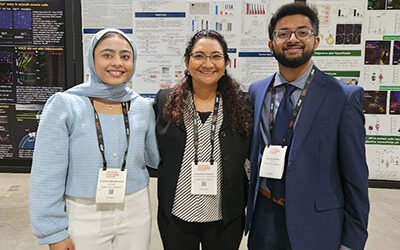 Undergraduate Researchers and Professor Shine at Physiology Summit in California