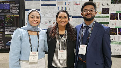 Undergraduate Researchers and Professor Shine at Physiology Summit in California