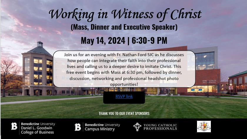 Working in Witness of Christ event 5-14