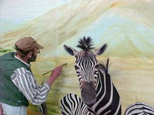 Jurica-Suchy Nature Museum Ernst painting Zebra