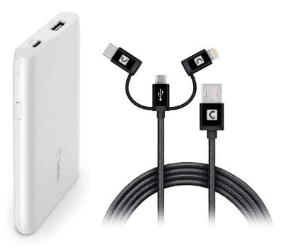 powerbank and cable